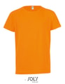 Kinder Sportshirt Raglan Sols 01166 Neon Oranje
